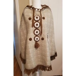 Vintage Handmade 70s Poncho